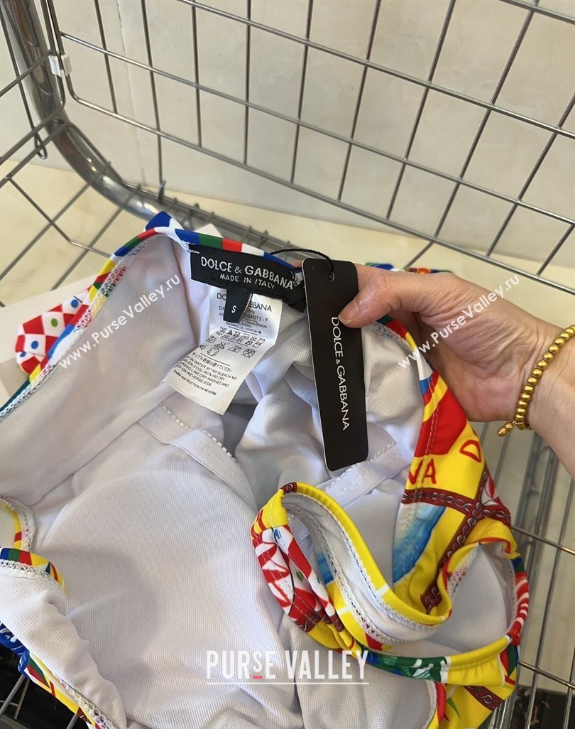 Dolce Gabbana DG Swimwear Yellow 2024 CH040102 (A-240401108)