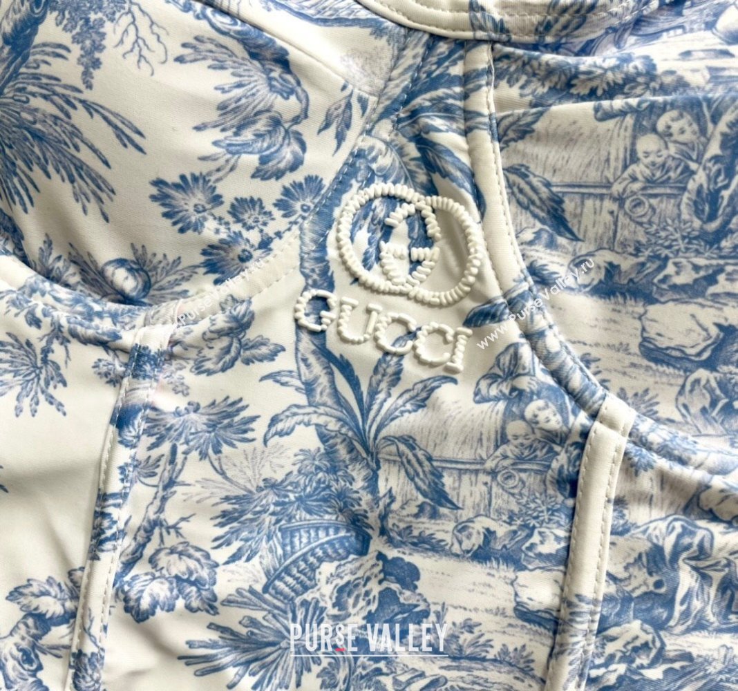 Gucci Print Swimwear Light Blue 2024 CH0401 (A-240401115)