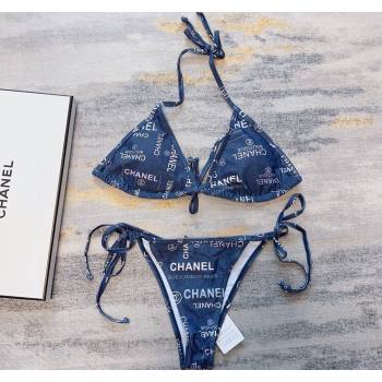 Chanel Swimwear Denim Blue 2024 050928 (A-240509128)