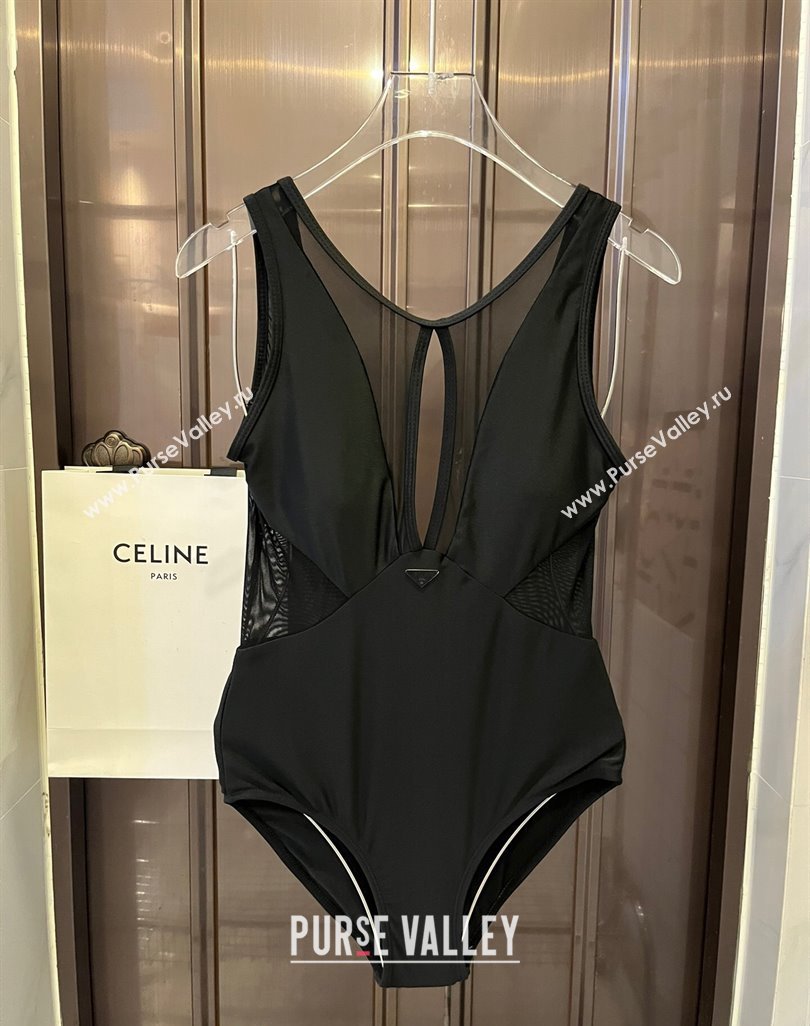 Prada Swimwear with Mesh Black 2024 0509 (XMN-240509014)