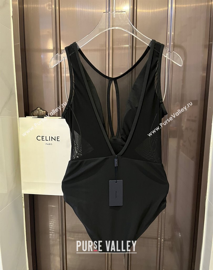 Prada Swimwear with Mesh Black 2024 0509 (XMN-240509014)