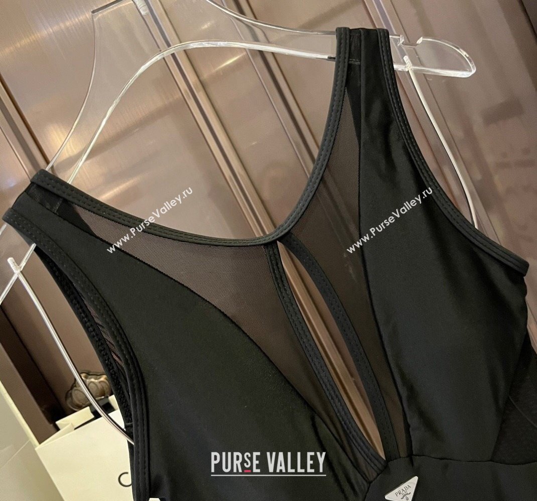 Prada Swimwear with Mesh Black 2024 0509 (XMN-240509014)