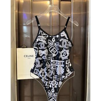 Chanel Swimwear White/Black 2024 050902 (XMN-240509024)