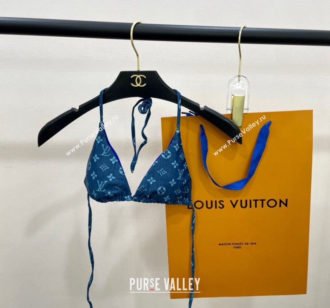 Louis Vuitton Swimwear Denim Blue 2024 050903 (A-240509062)