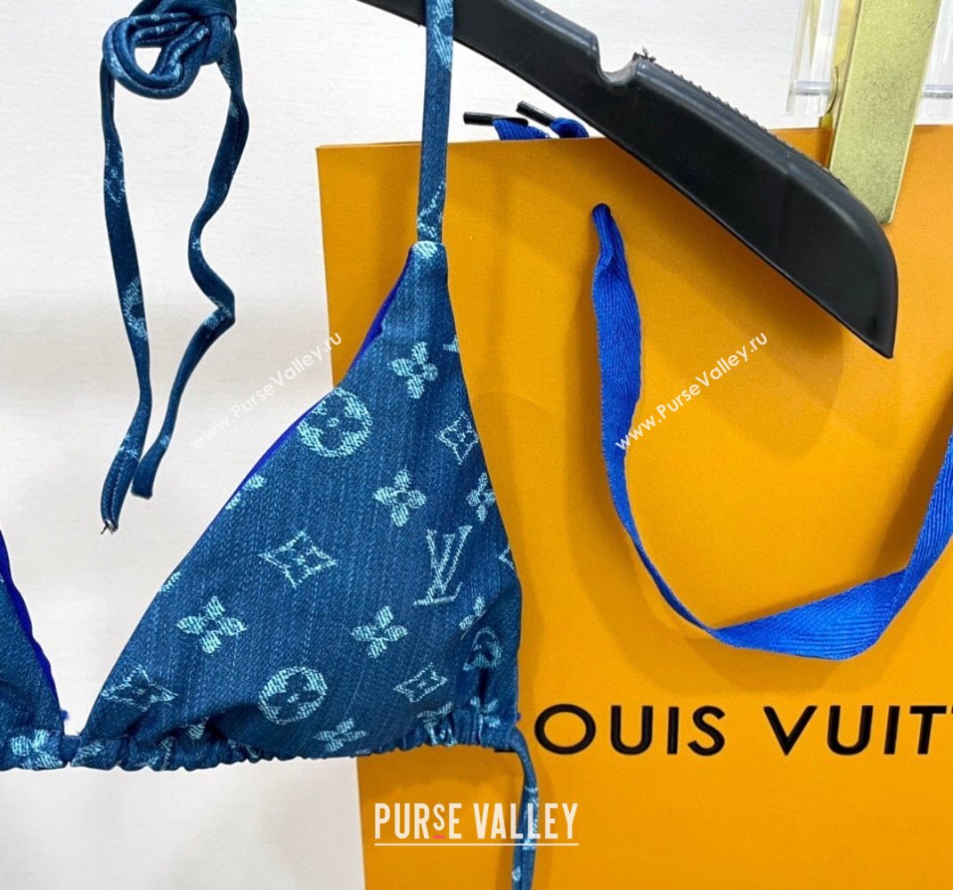 Louis Vuitton Swimwear Denim Blue 2024 050903 (A-240509062)