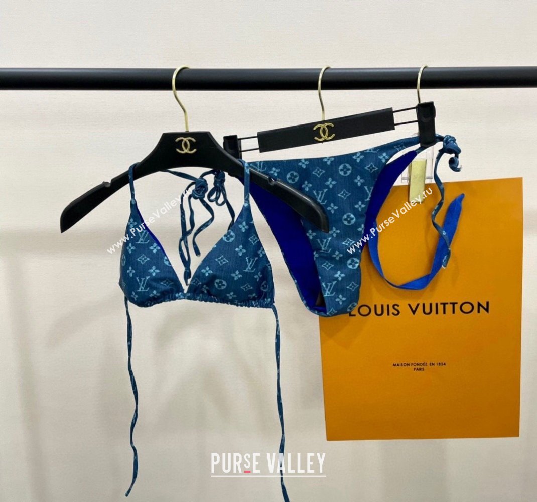 Louis Vuitton Swimwear Denim Blue 2024 050903 (A-240509062)