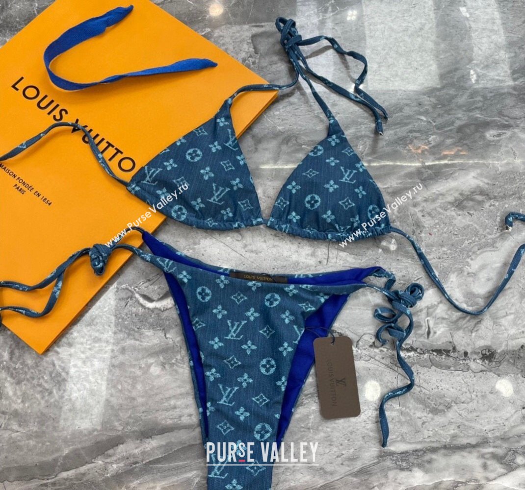 Louis Vuitton Swimwear Denim Blue 2024 050903 (A-240509062)