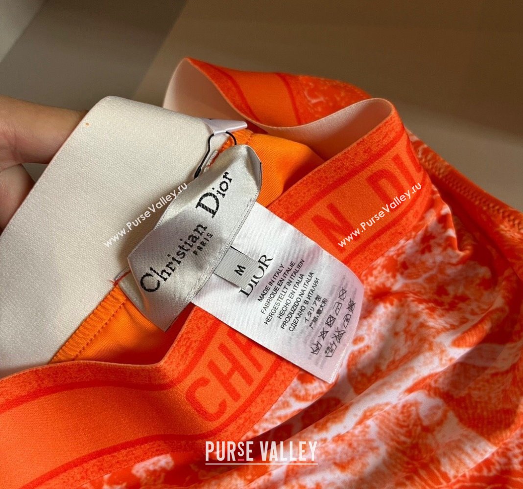 Dior Fluorescent Swimwear Orange 2024 0618 (XMN-240618085)