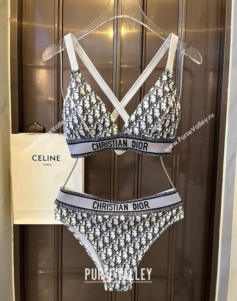 Dior Oblique Swimwear Light Grey 2024 061802 (XMN-240618087)