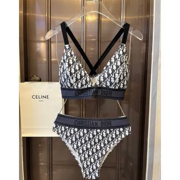 Dior Oblique Swimwear Dark Grey 2024 061802 (XMN-240618089)