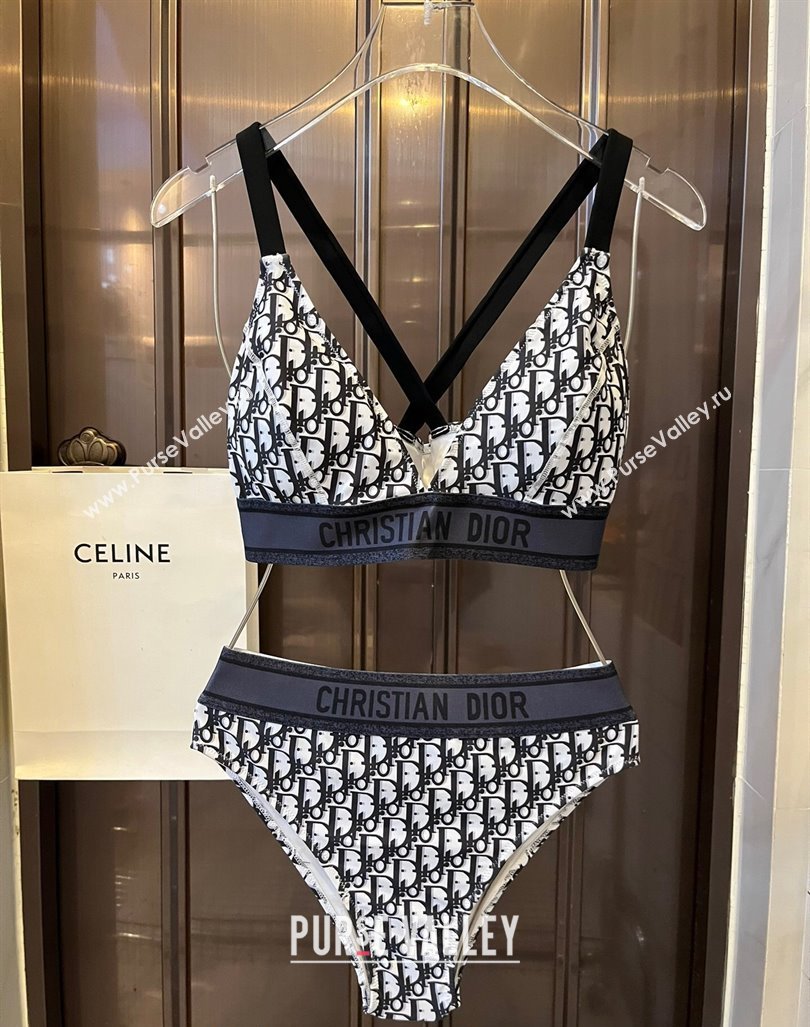 Dior Oblique Swimwear Dark Grey 2024 061802 (XMN-240618089)