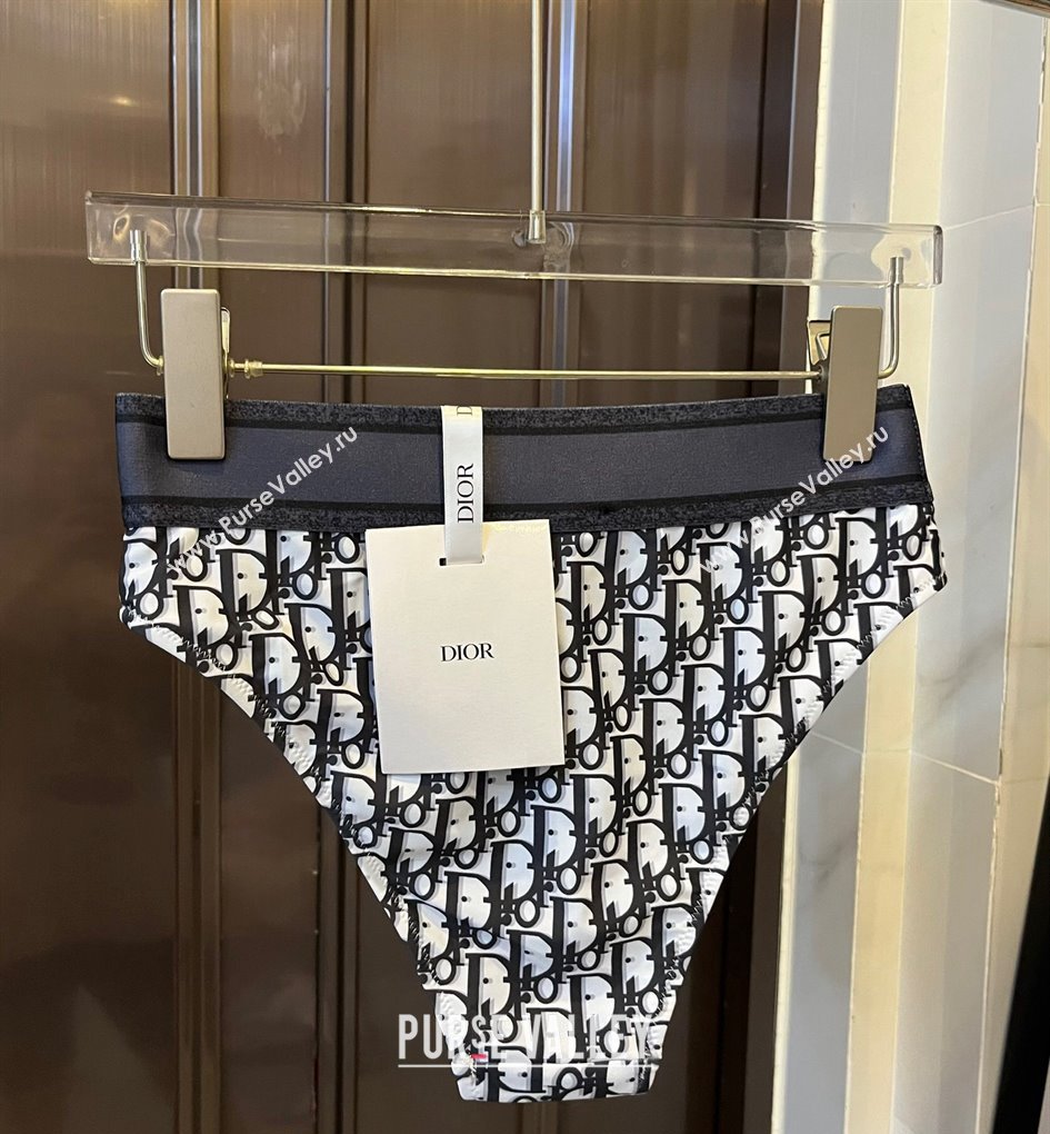 Dior Oblique Swimwear Dark Grey 2024 061802 (XMN-240618089)