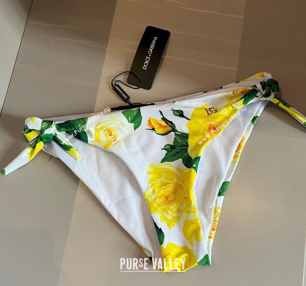 Dolce Gabbana DG Two Pieces Swimwear Yellow 2024 0618 (XMN-240618103)