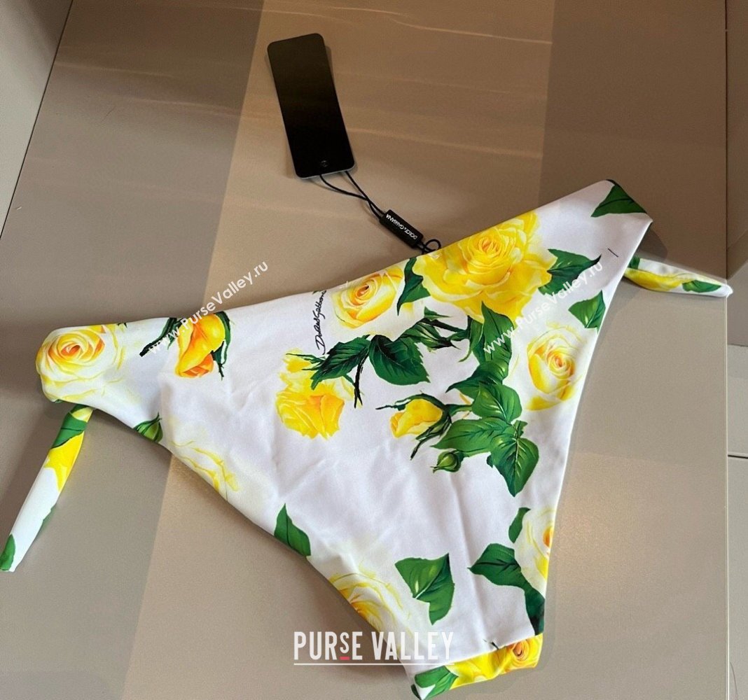 Dolce Gabbana DG Two Pieces Swimwear Yellow 2024 0618 (XMN-240618103)