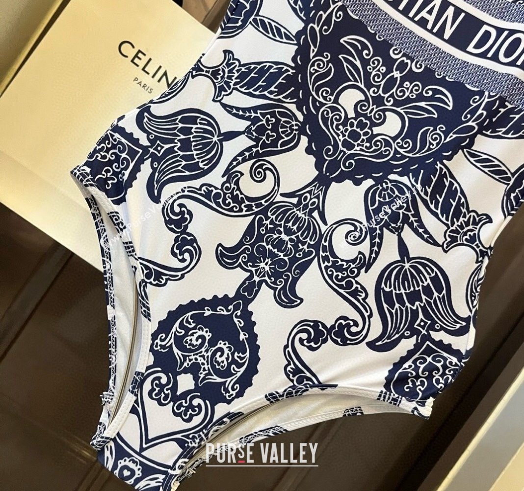 Dior Printed Swimwear Blue 2024 061802 (XMN-240618091)