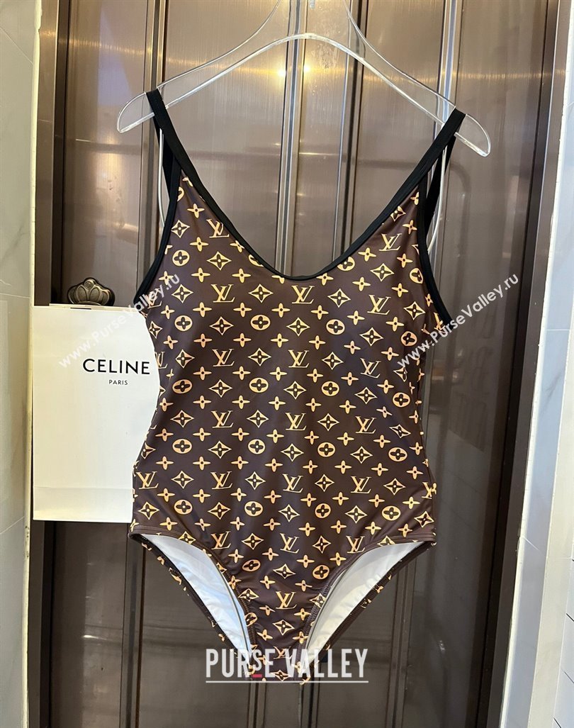 Louis Vuitton Swimwear Brown/Black 2024 061801 (XMN-240618061)