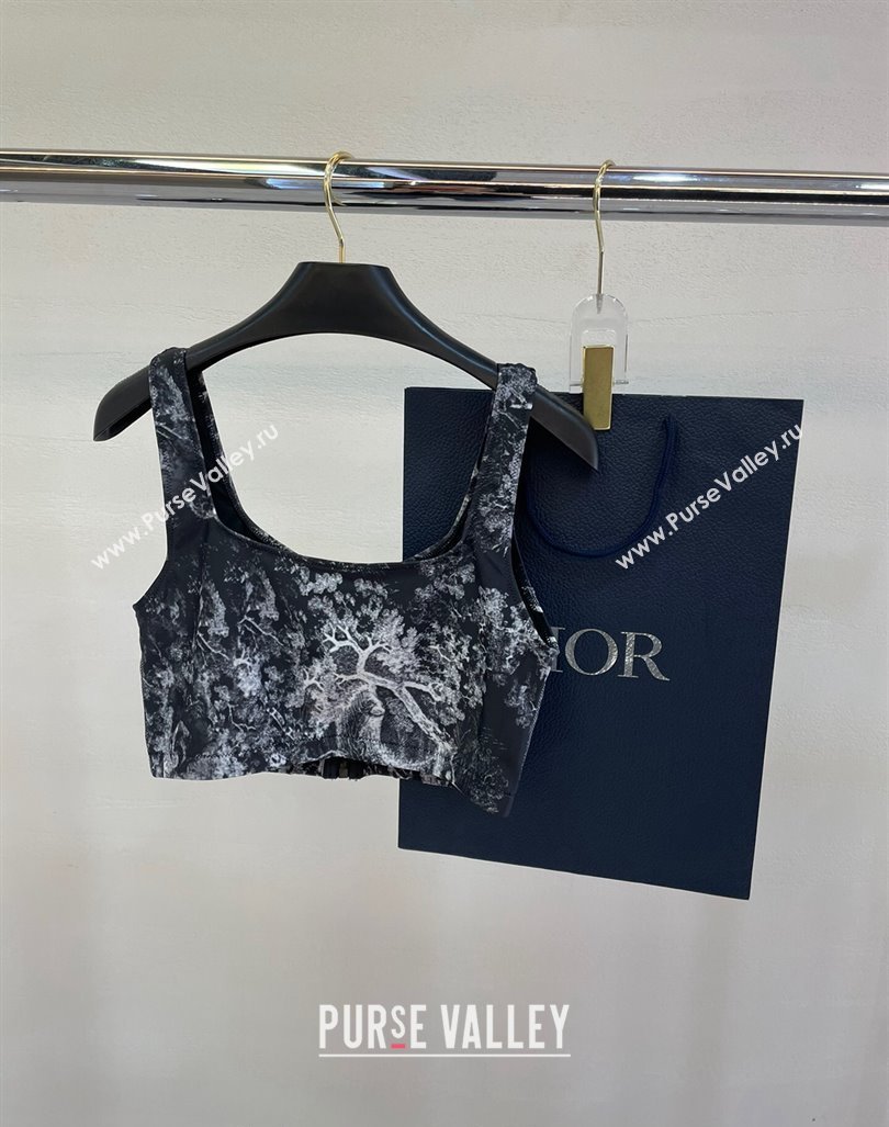 Dior Zipped Swimwear Black Print 2024 061802 (A-240618094)