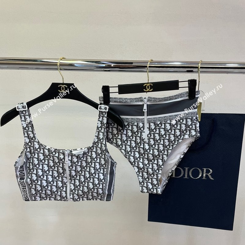 Dior Zipped Swimwear Black Oblique 2024 061802 (A-240618095)