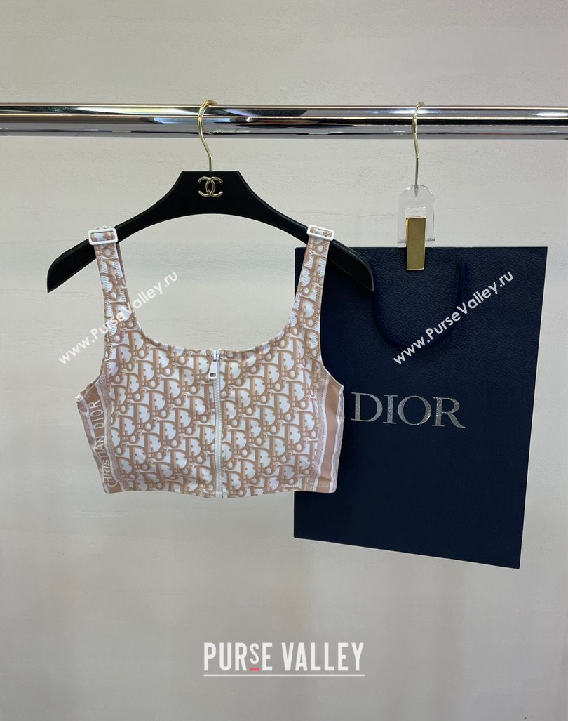 Dior Zipped Swimwear Beige Oblique 2024 061802 (A-240618096)