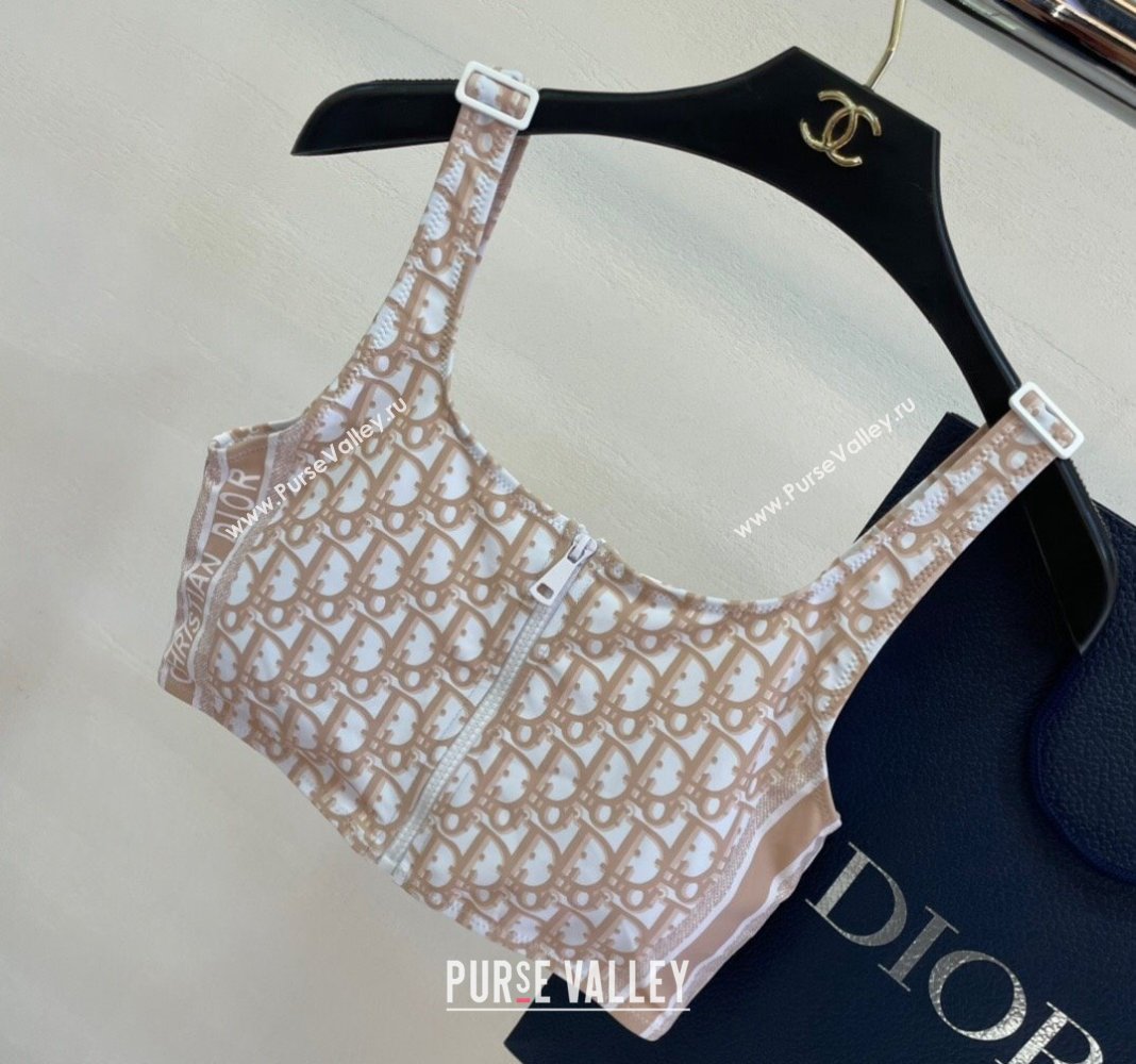 Dior Zipped Swimwear Beige Oblique 2024 061802 (A-240618096)