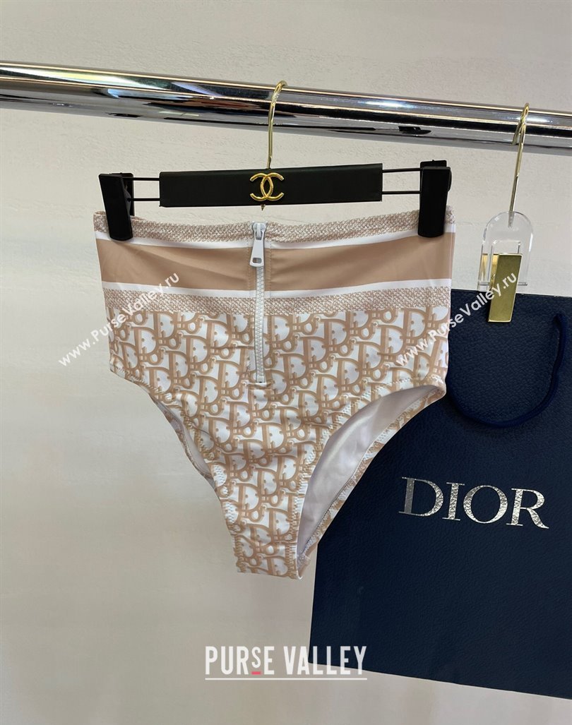 Dior Zipped Swimwear Beige Oblique 2024 061802 (A-240618096)