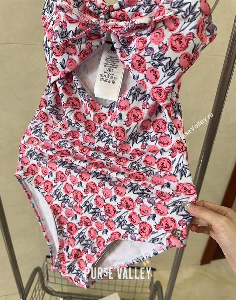 Gucci Flora Swimwear Pink 2024 0618 (A-240618064)