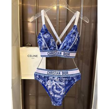 Dior Fluorescent Swimwear Blue 2024 0618 (XMN-240618082)