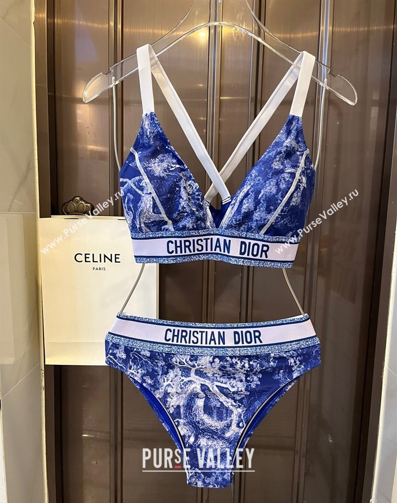 Dior Fluorescent Swimwear Blue 2024 0618 (XMN-240618082)