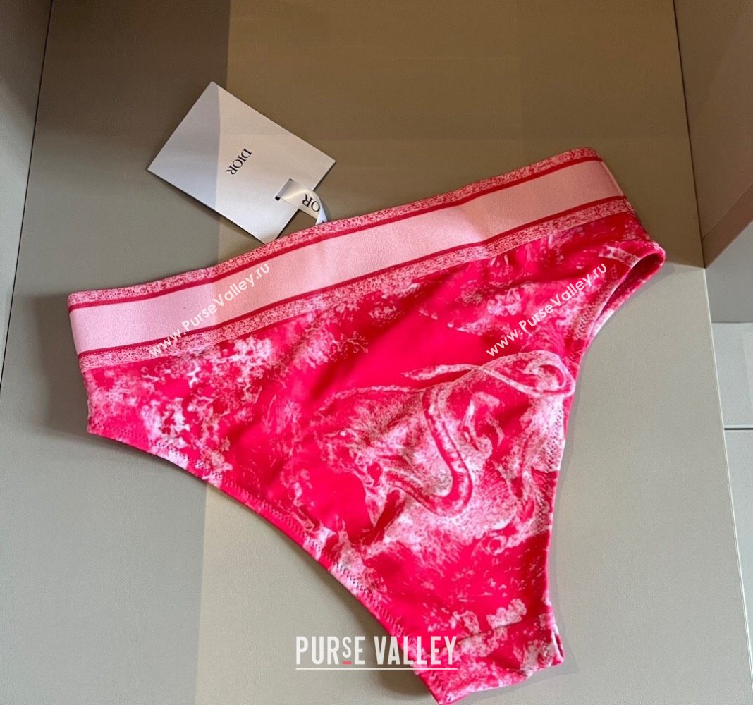 Dior Fluorescent Swimwear Pink 2024 0618 (XMN-240618083)