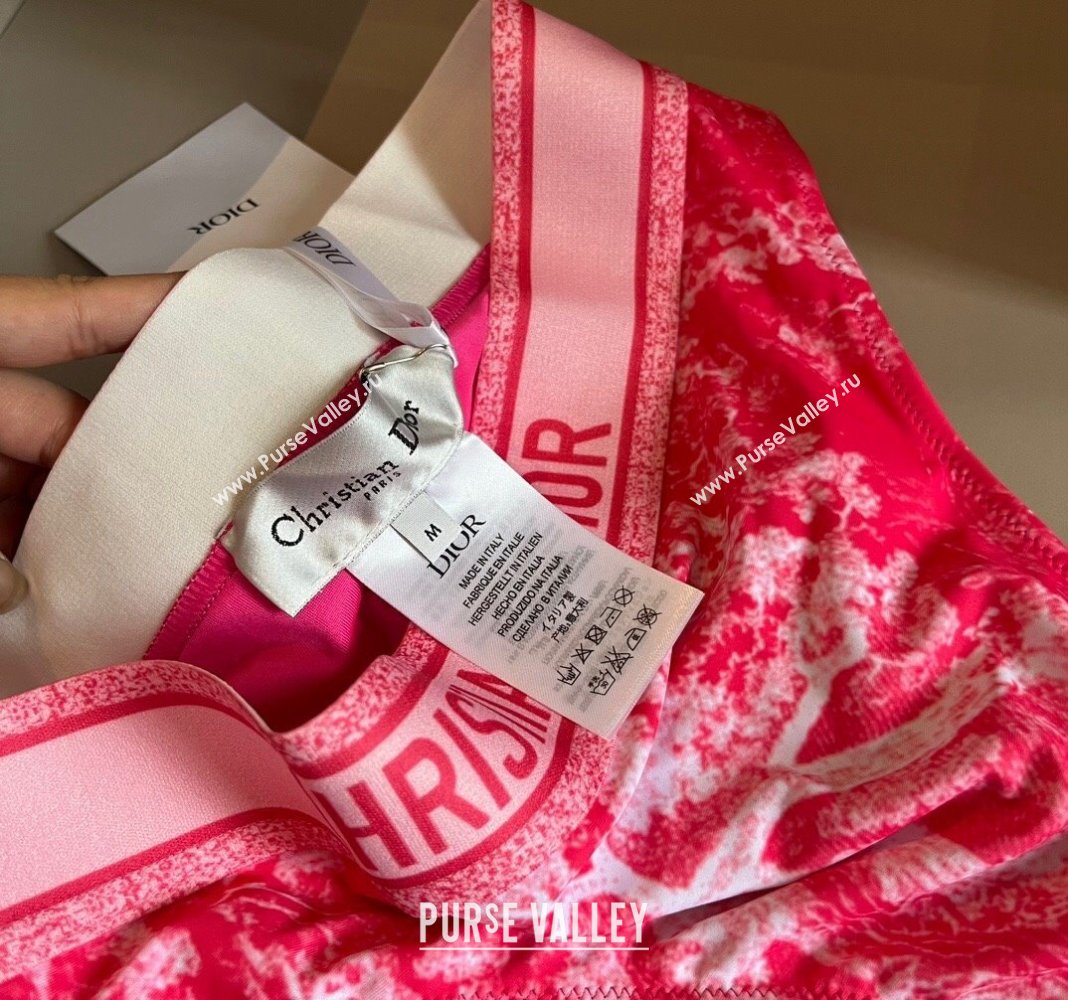 Dior Fluorescent Swimwear Pink 2024 0618 (XMN-240618083)