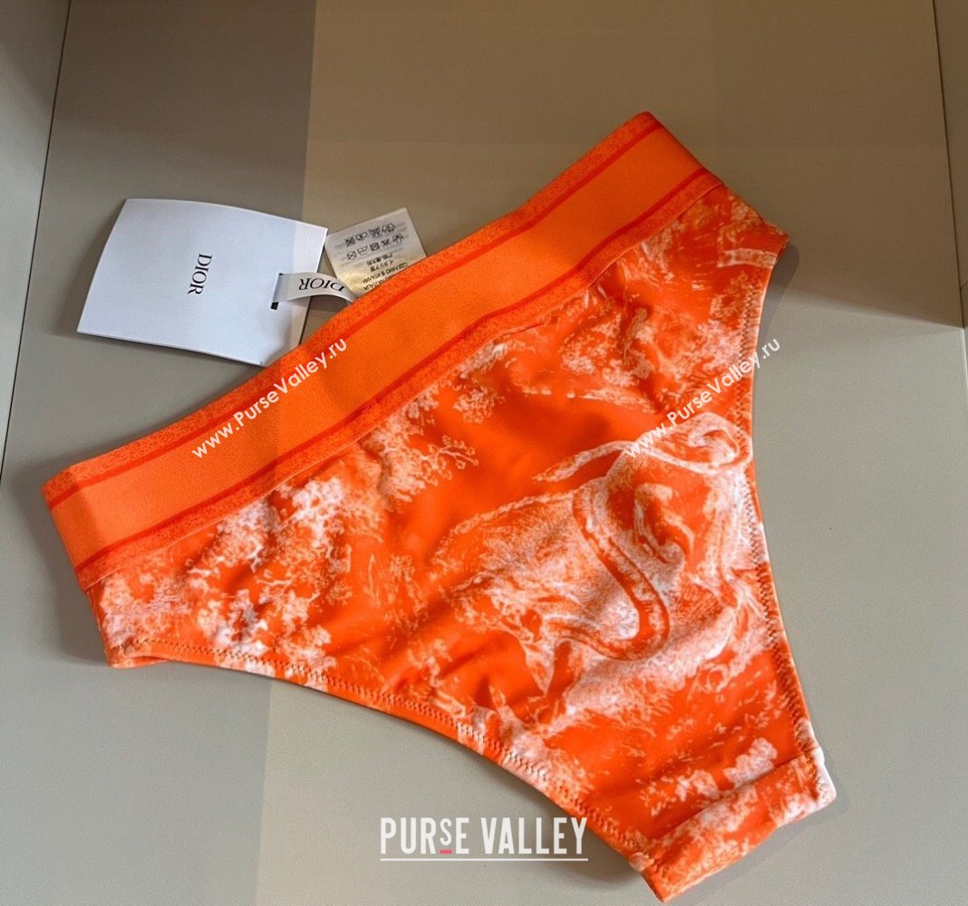 Dior Fluorescent Swimwear Orange 2024 0618 (XMN-240618085)