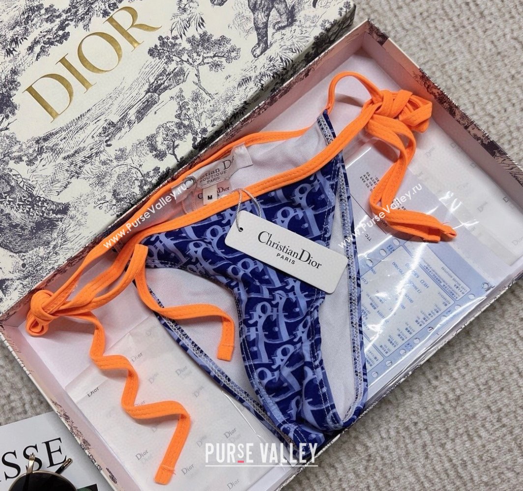 Dior Two-Pieces Swimwear Blue/Orange 2025 (WM-250313042)