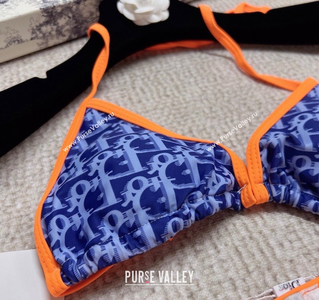 Dior Two-Pieces Swimwear Blue/Orange 2025 (WM-250313042)