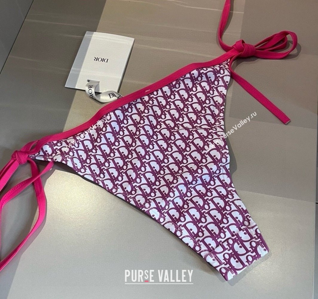 Dior Two-Pieces Swimwear Dark Pink 2025 0313 (WM-250313044)