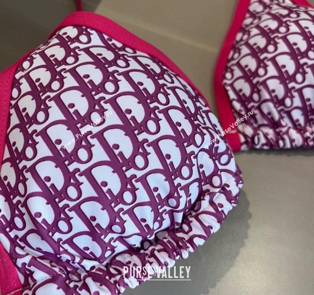 Dior Two-Pieces Swimwear Dark Pink 2025 0313 (WM-250313044)