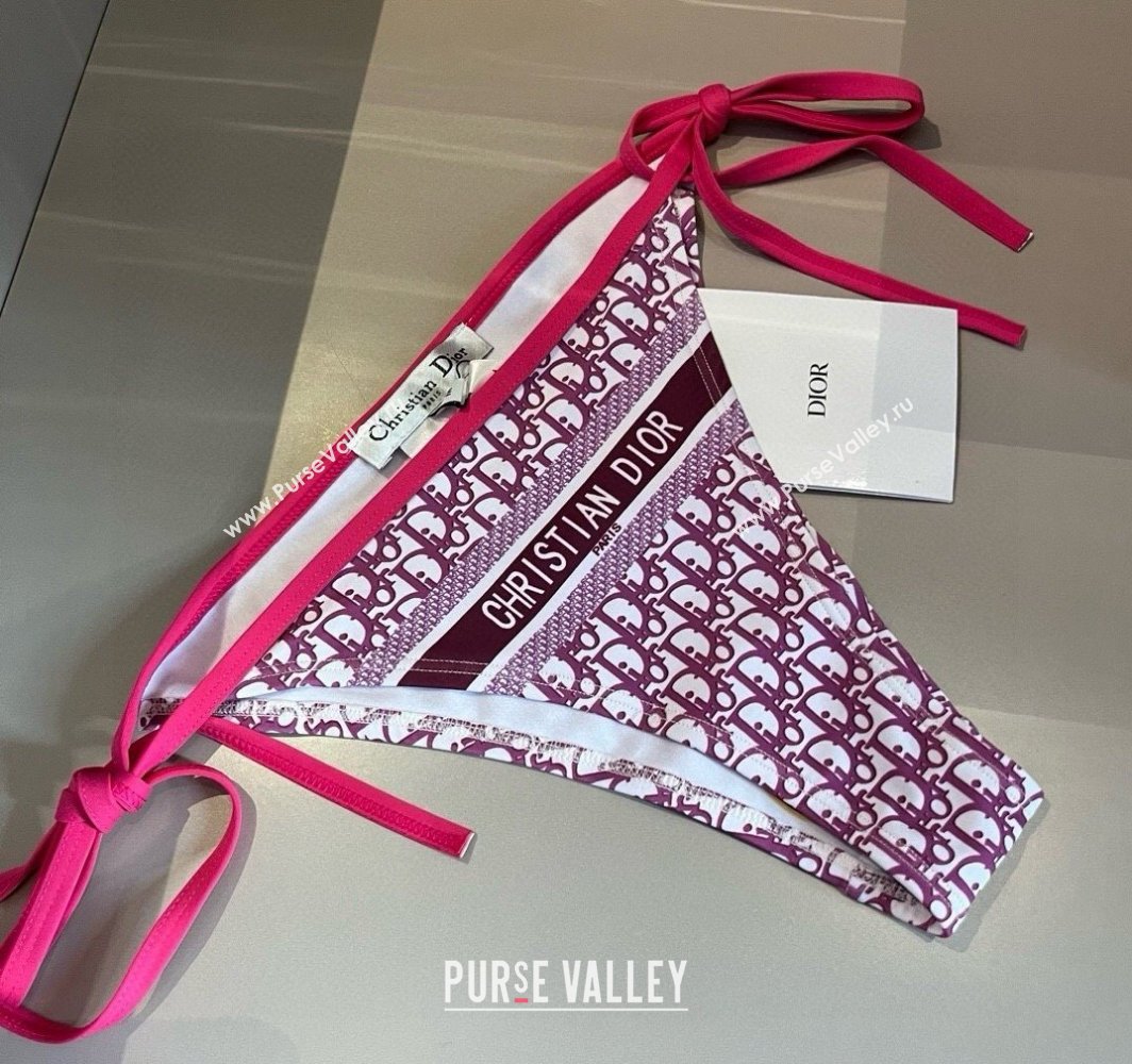 Dior Two-Pieces Swimwear Dark Pink 2025 0313 (WM-250313044)