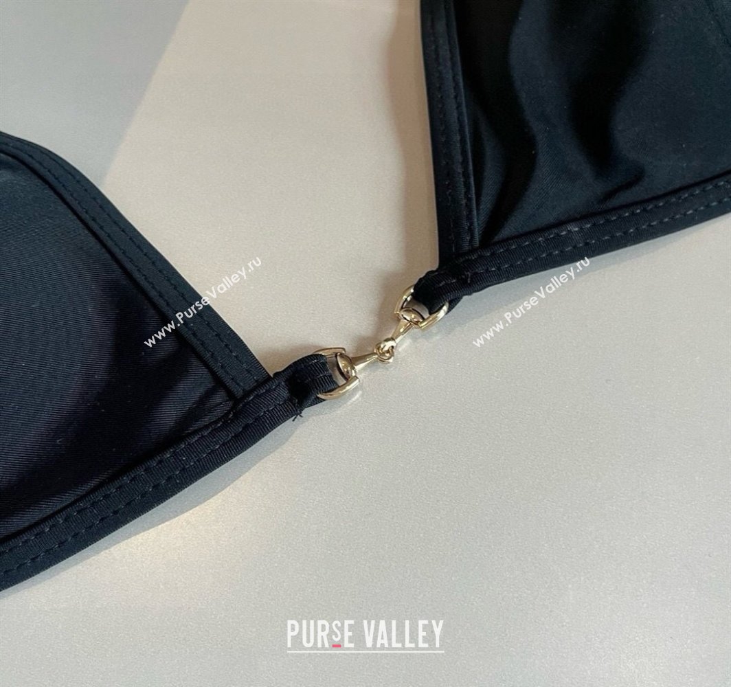 Gucci Two-Pieces Swimwear with Horsebit Black 2025 0313 (WM-250313068)