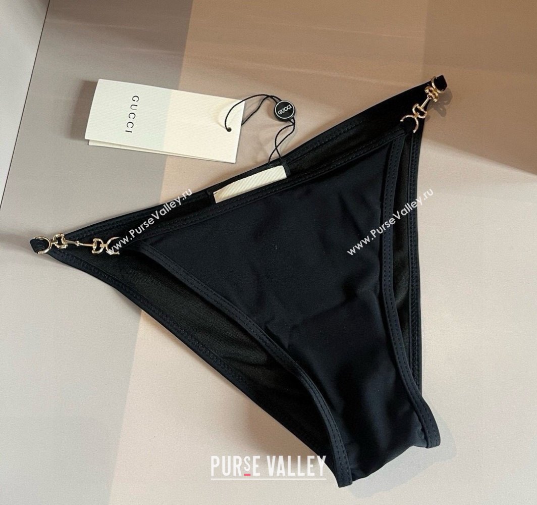 Gucci Two-Pieces Swimwear with Horsebit Black 2025 0313 (WM-250313068)