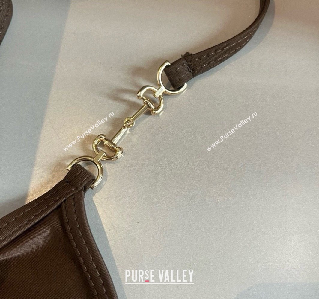 Gucci Two-Pieces Swimwear with Horsebit Brown 2025 0313 (WM-250313069)