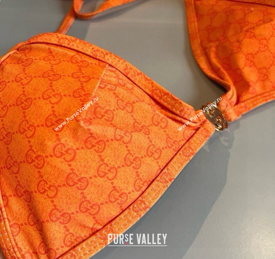 Gucci Two-Pieces Swimwear with Interlocking G Orange 2025 0313 (WM-250313070)