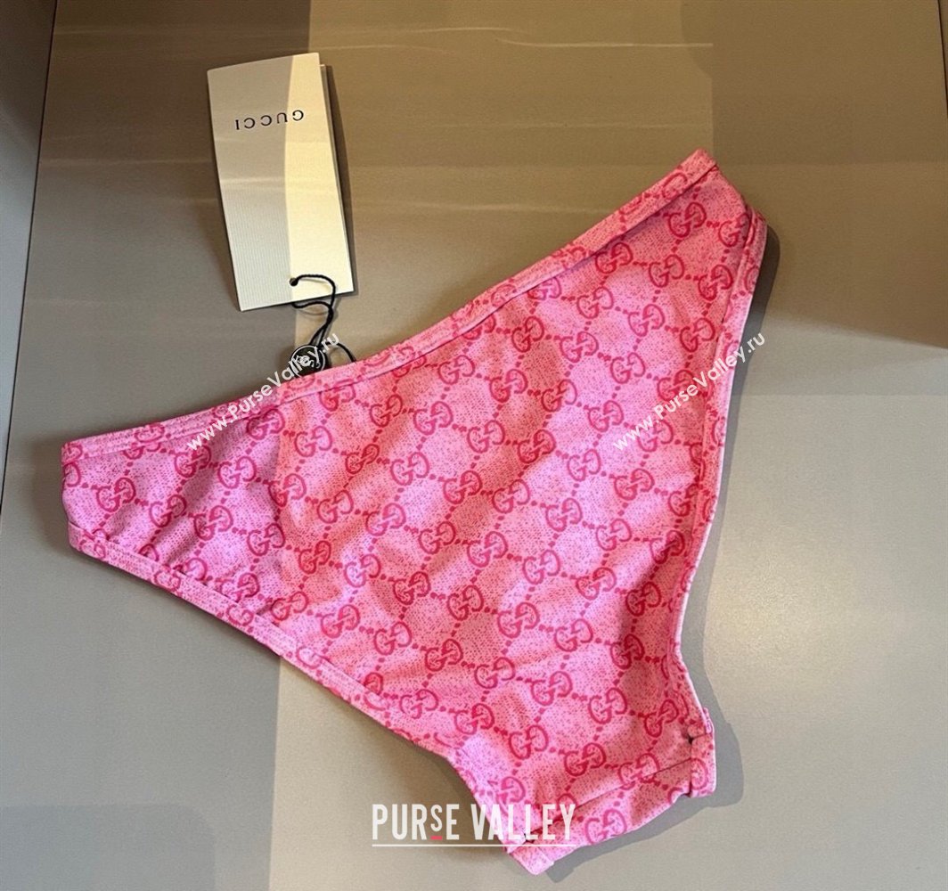 Gucci Two-Pieces Swimwear with Interlocking G Pink 2025 0313 (WM-250313071)