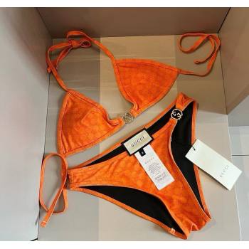 Gucci Two-Pieces Swimwear with Interlocking G Orange 2025 0313 (WM-250313070)