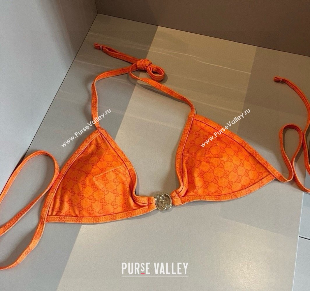 Gucci Two-Pieces Swimwear with Interlocking G Orange 2025 0313 (WM-250313070)