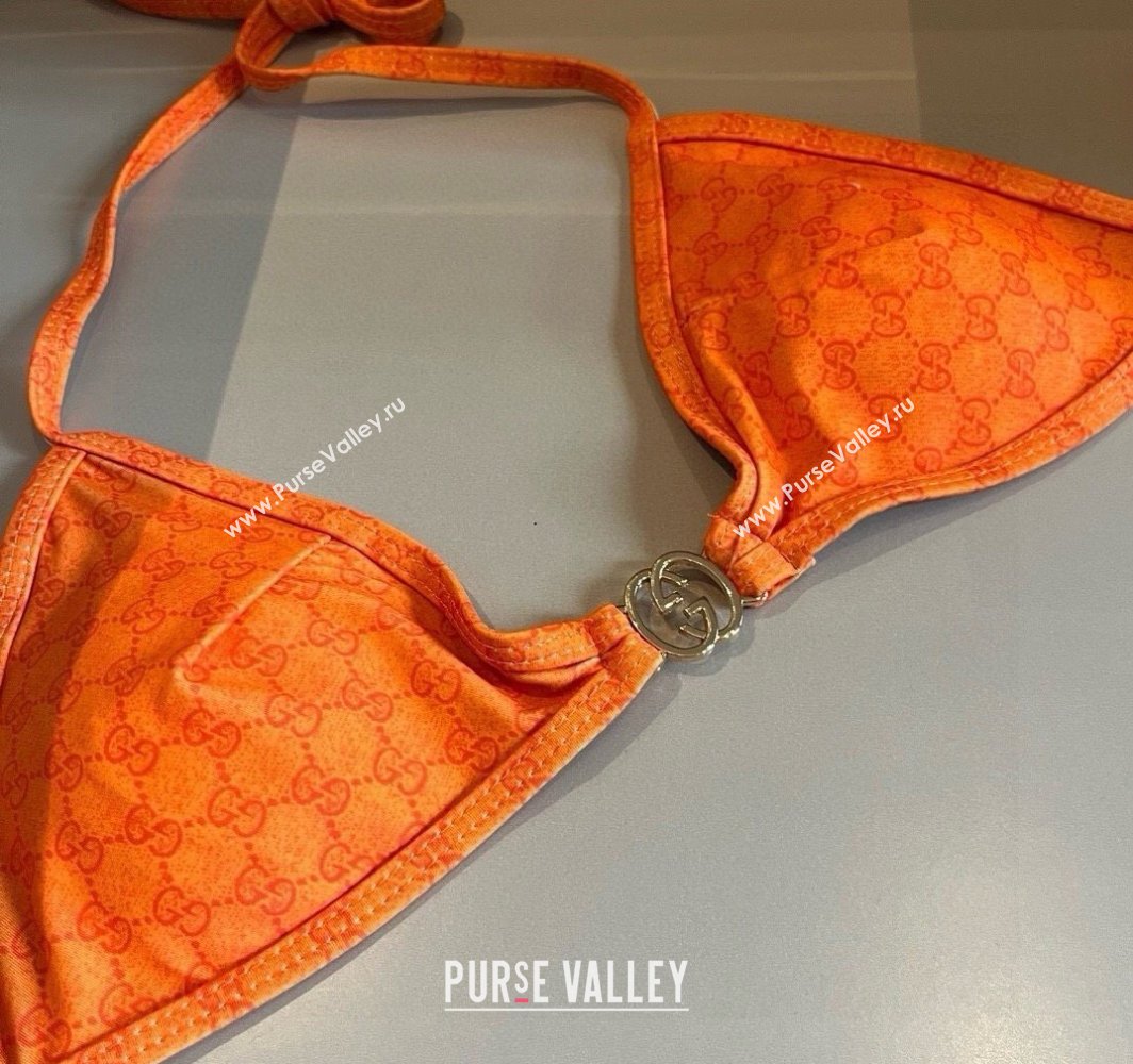 Gucci Two-Pieces Swimwear with Interlocking G Orange 2025 0313 (WM-250313070)
