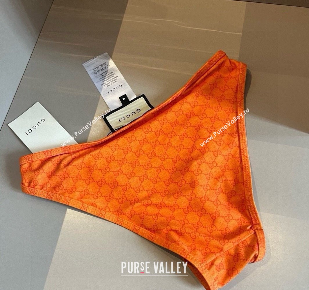 Gucci Two-Pieces Swimwear with Interlocking G Orange 2025 0313 (WM-250313070)