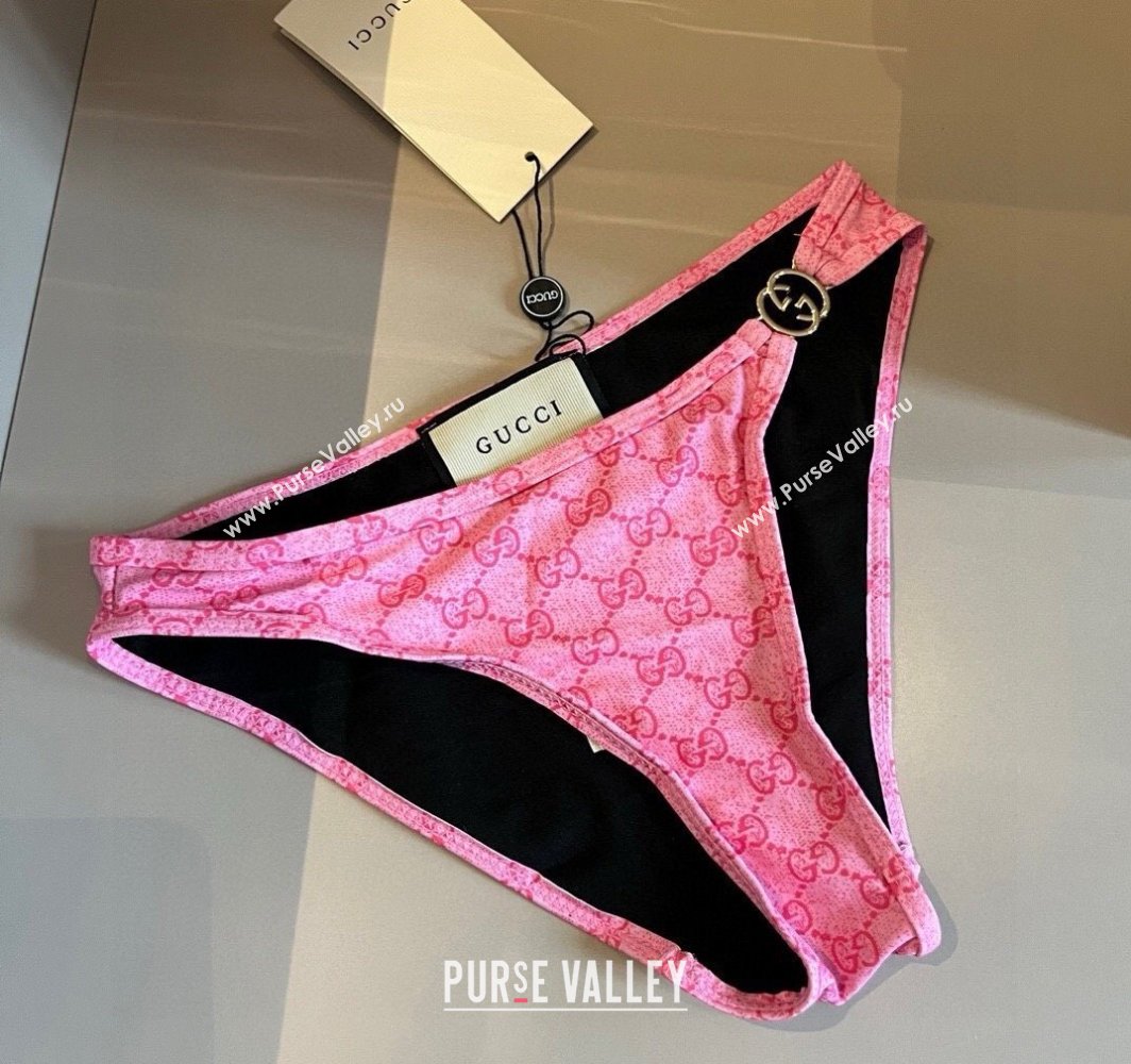 Gucci Two-Pieces Swimwear with Interlocking G Pink 2025 0313 (WM-250313071)