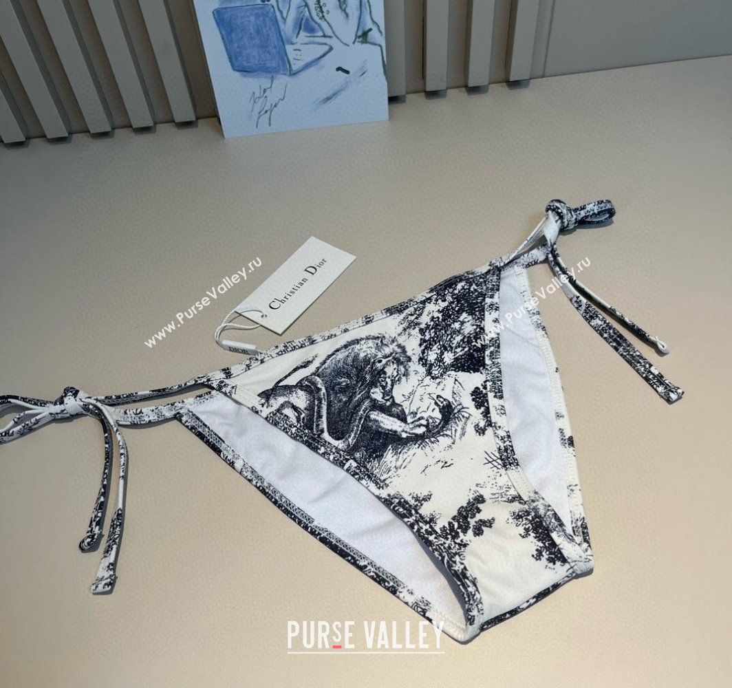 Dior Two-Pieces Swimwear and Skirt Set White 2025 (WM-250313060)