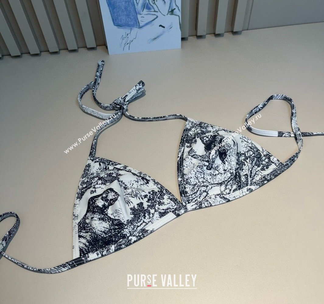 Dior Two-Pieces Swimwear and Skirt Set White 2025 (WM-250313060)