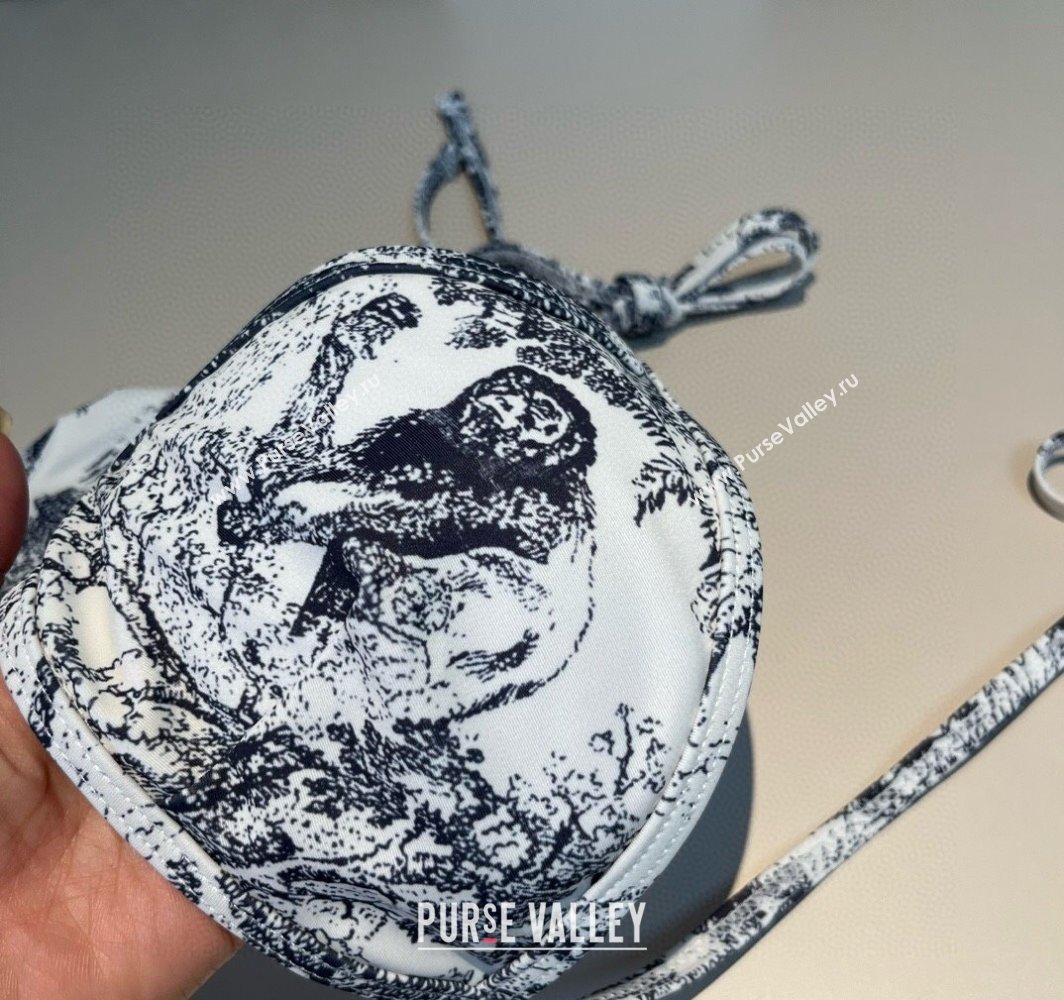 Dior Two-Pieces Swimwear and Skirt Set White 2025 (WM-250313060)