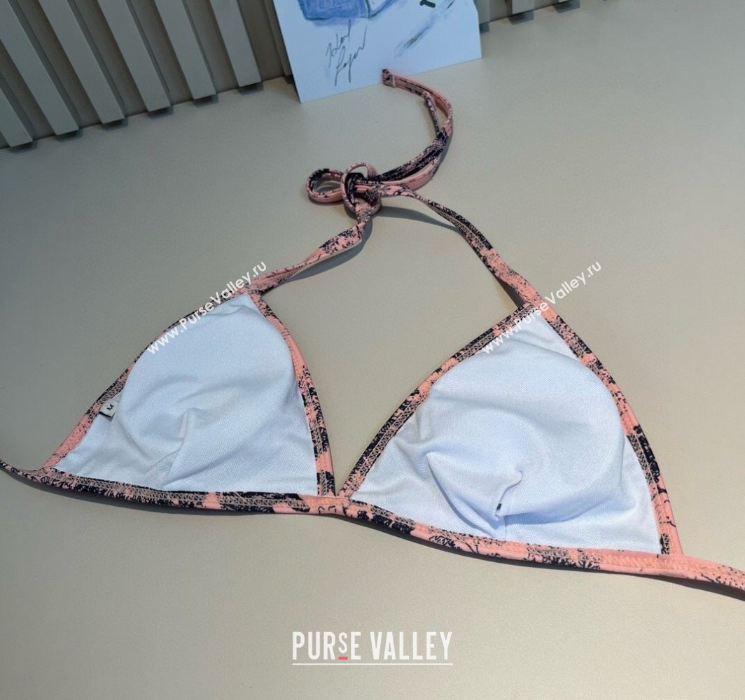 Dior Two-Pieces Swimwear and Skirt Set Pink 2025 (WM-250313061)